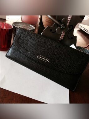 Coach Vintage Envelope Style Wallet Grained Leather Brand New with Tags
